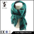 2015 fashionable Lady Women green comfortable thin tartan scarf shawl